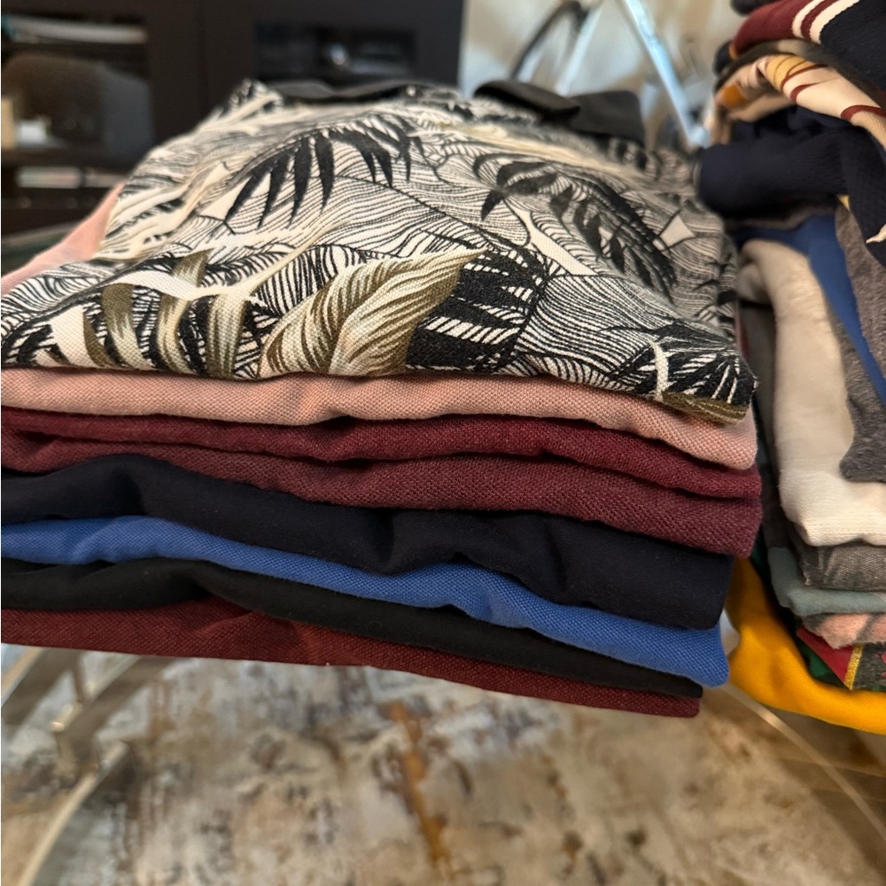 28 items! Bulk Polos and Tees - drop 1 - name brand all smalls and mediums